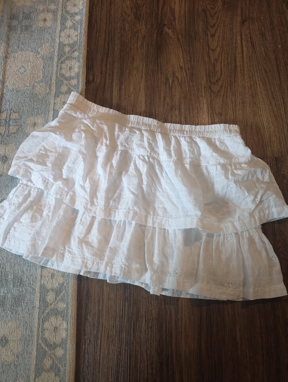 Universal Thread White Eyelet Skirt